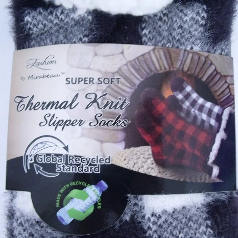 Mirabeau Thermal Fleece Lined Slipper Cabin Socks